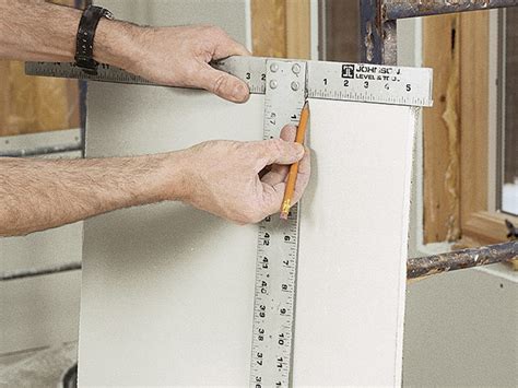 how to mark drywall boxes